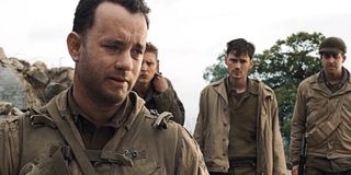 Tom Hanks, Barry Pepper, Jeremy Davies, and Adam Goldberg in Saving Private Ryan