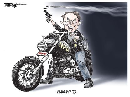 Editorial cartoon U.S. Texas Shooting