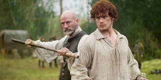 Dougal and Jamie in Outlander on Starz