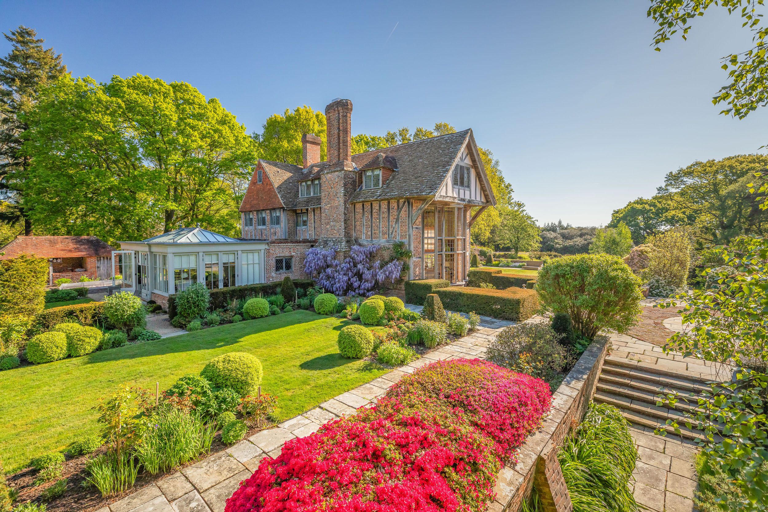 One of the most beautiful houses in the New Forest has come to the market, and its an Arts-and-Crafts dream