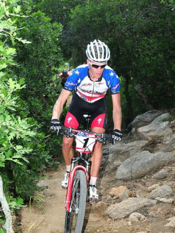 Max Plaxton (Sho-Air/Specialized) chases JHK on the descent.