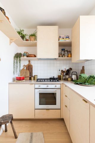 Small plykea kitchen