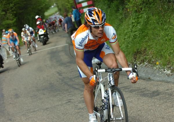 &Oacute;scar Freire (Rabobank) on the attack in 2008
