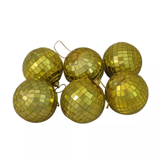 Christmas disco ball ornament