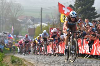 Tour of Flanders - Oliver Naesen of Belgium and Team Ag2R La Mondiale on the Paterberg