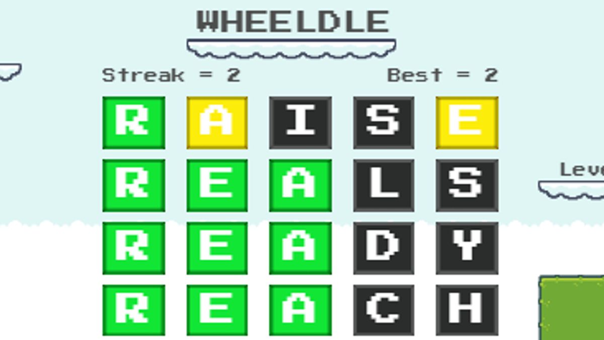 If one Wordle a day isn’t enough, try the infinite Wheeldle