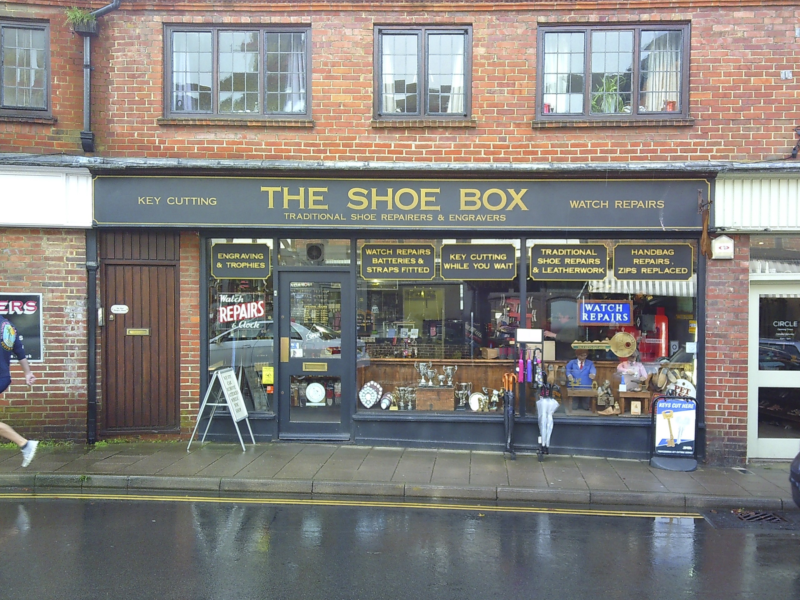 Old shoe repair shop, taken with the Camp Snap camera