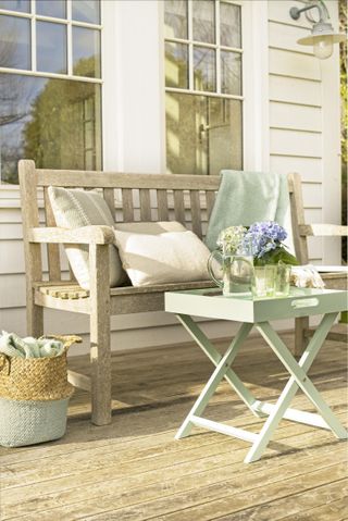 how much does decking cost: chair on deck