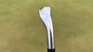 Photo of the Tour V.T. sole of the Srixon ZXiU Utility Iron