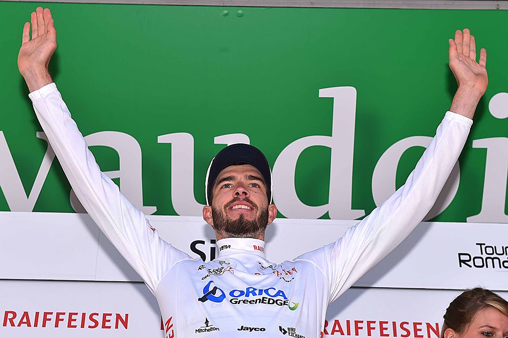 Damien Howson (Orica-GreenEdge) leads the young rider classification at Tour de Romandie