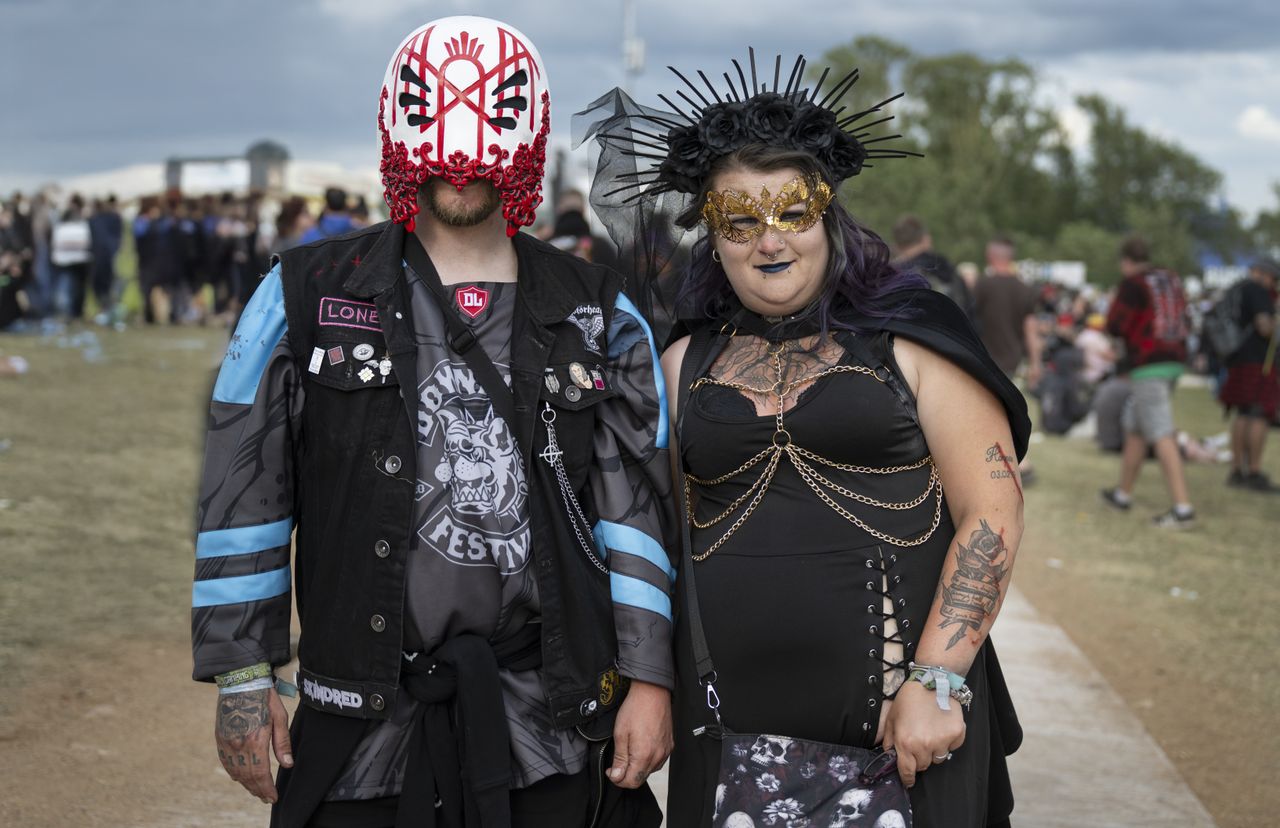 Sleep Token fans Download Festival 2025