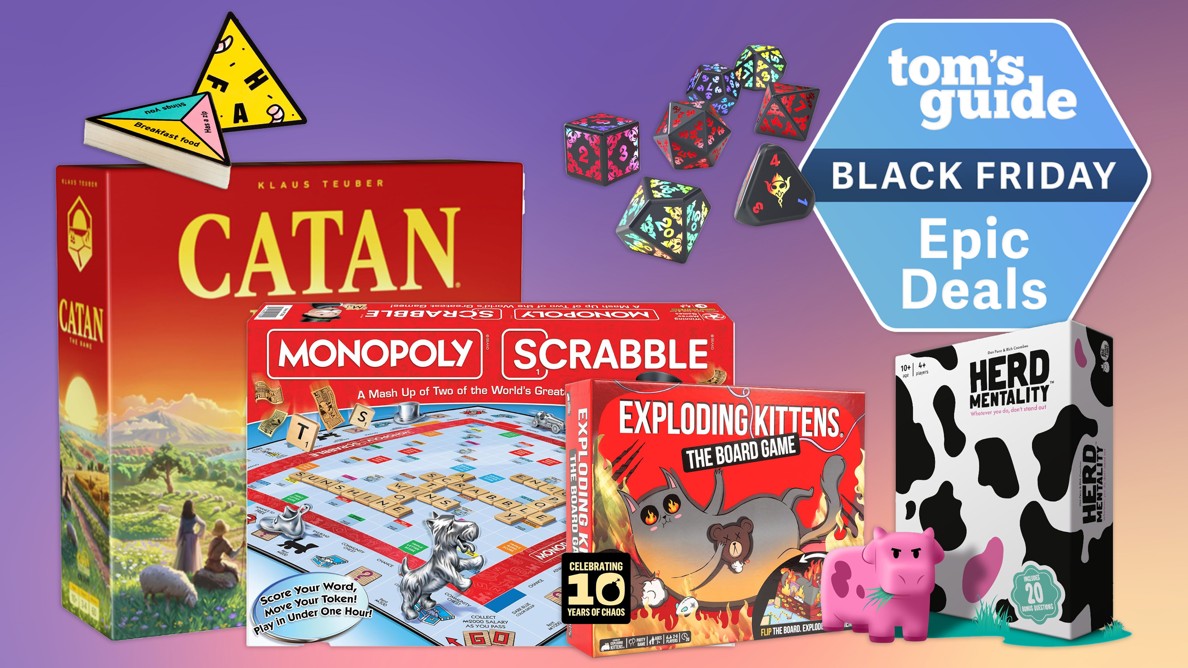 A selection of board games