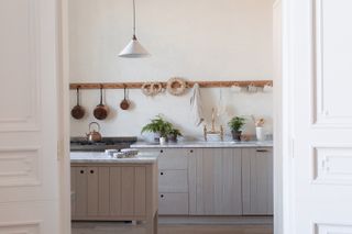 pale wooden kitchen idea