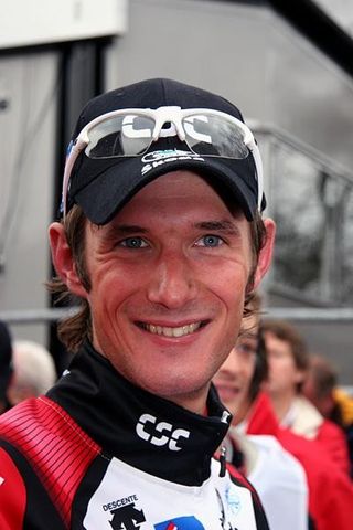 The man of the moment: Fränk Schleck.