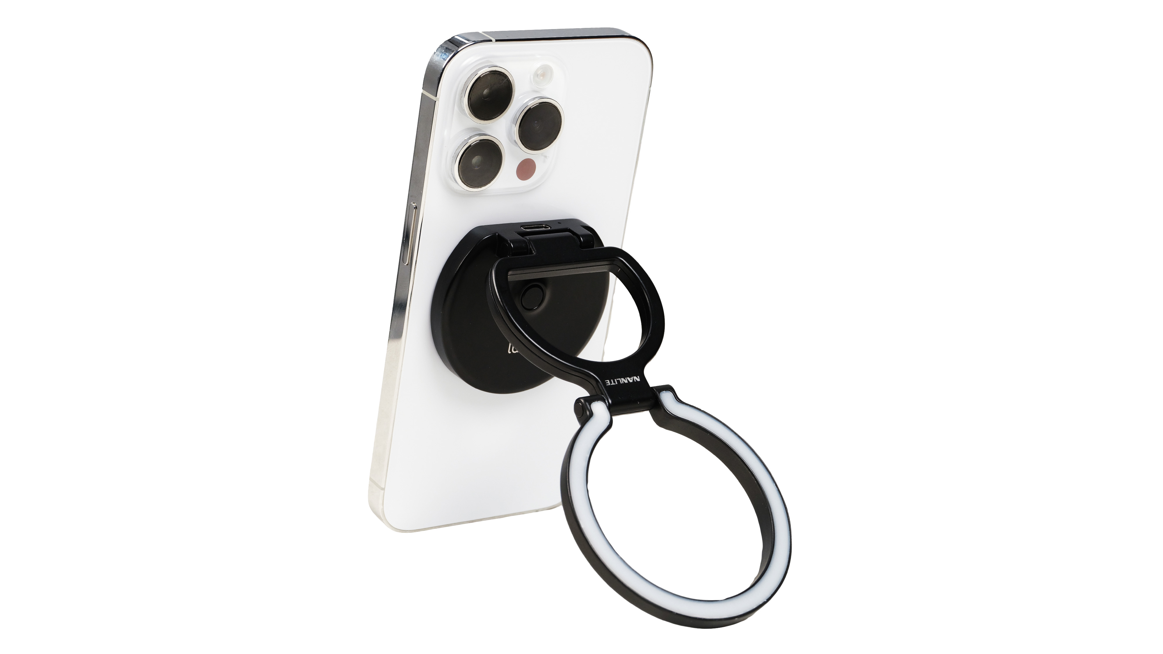 The Nanlite Lumo is a folding smartphone ring light