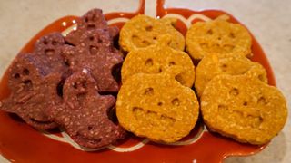 Sweet potato Halloween dog treats