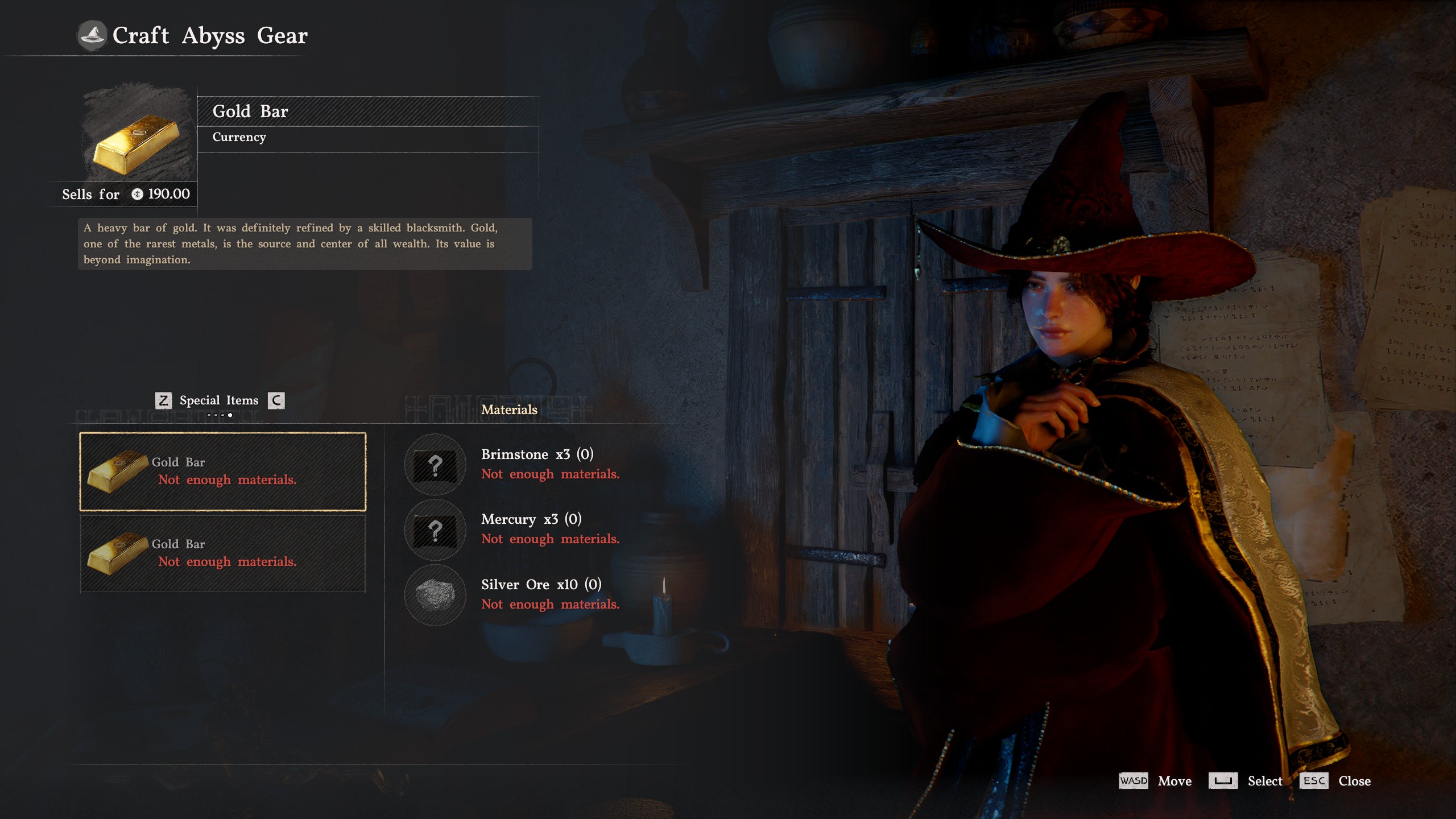 Crimson Desert gold bar recipe