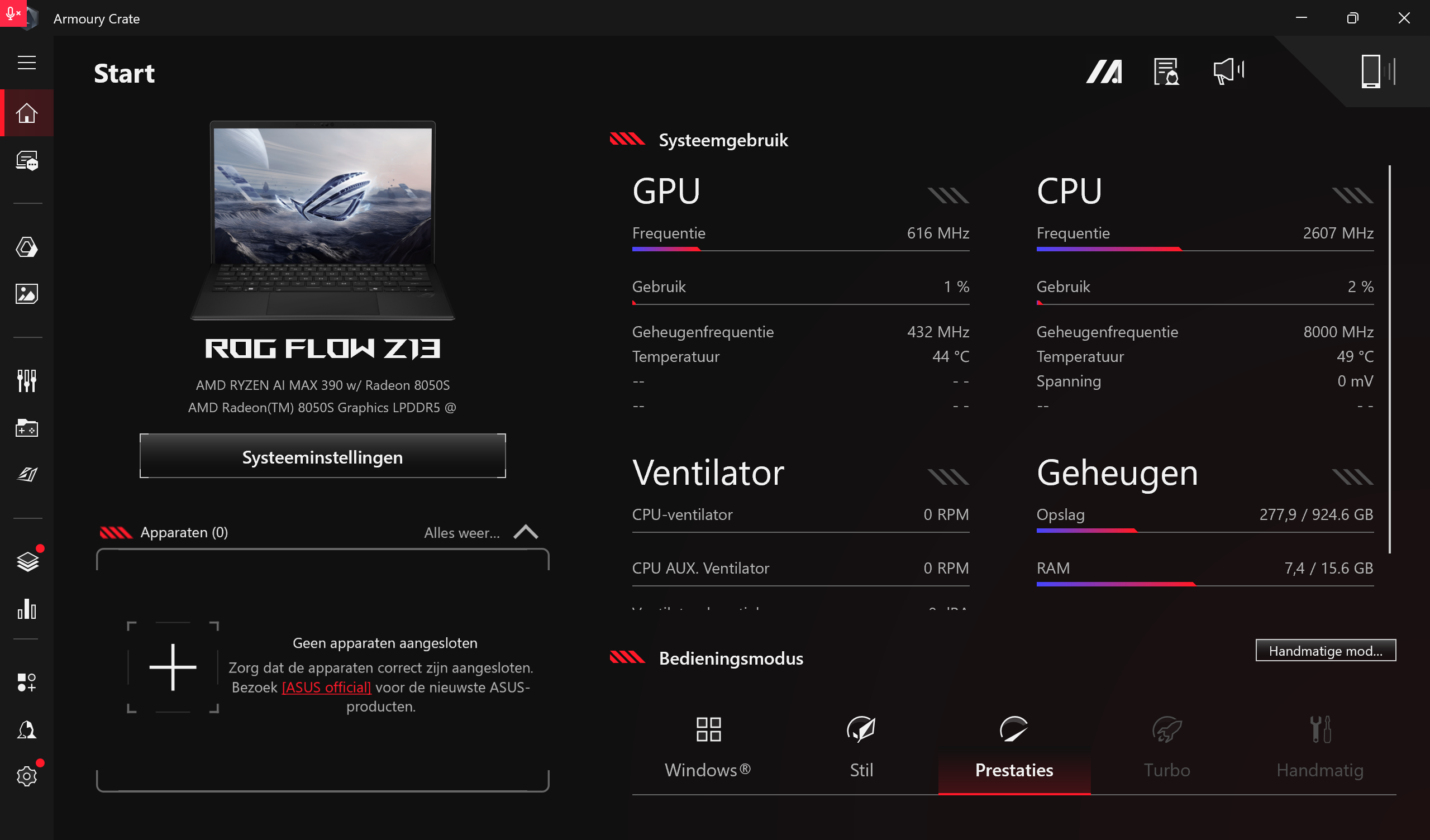 ASUS ROG Flow Z13 Armoury Crate