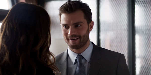 Jamie Dornan as Christian Grey in Fifty Shades Freed