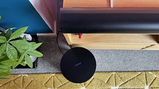 Sonos Sub Mini in living room