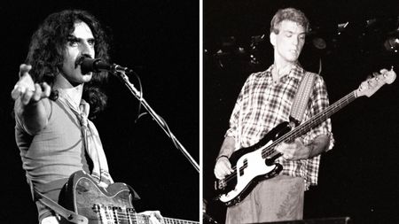 Singer/Songwriter Frank Zappa performs at The Fox Theater in Atlanta.