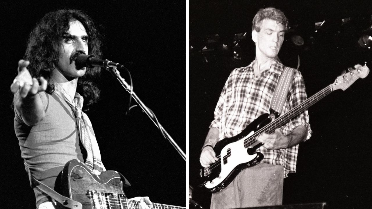 Singer/Songwriter Frank Zappa performs at The Fox Theater in Atlanta.