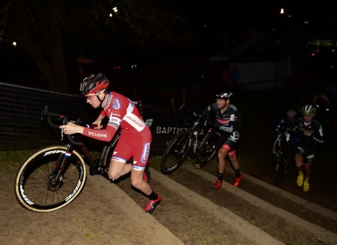 Logan Owen (California Giant Berry) leading the race with Summerhill close behind