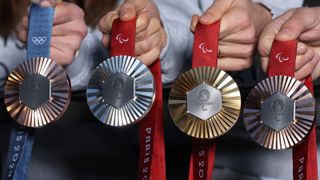 The Olympic medals for the 2024 Paris Olympics
