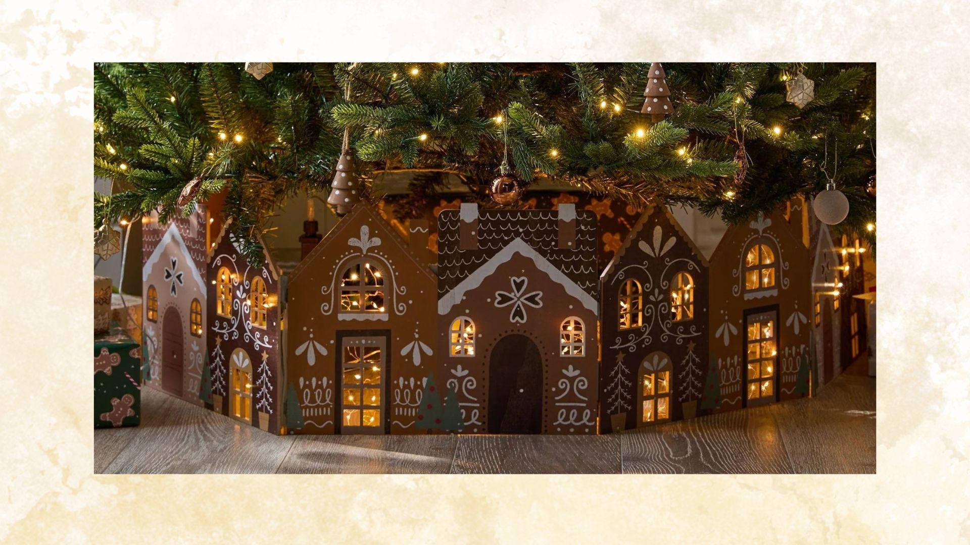 picture of Next gingerbread christmas tree skirt