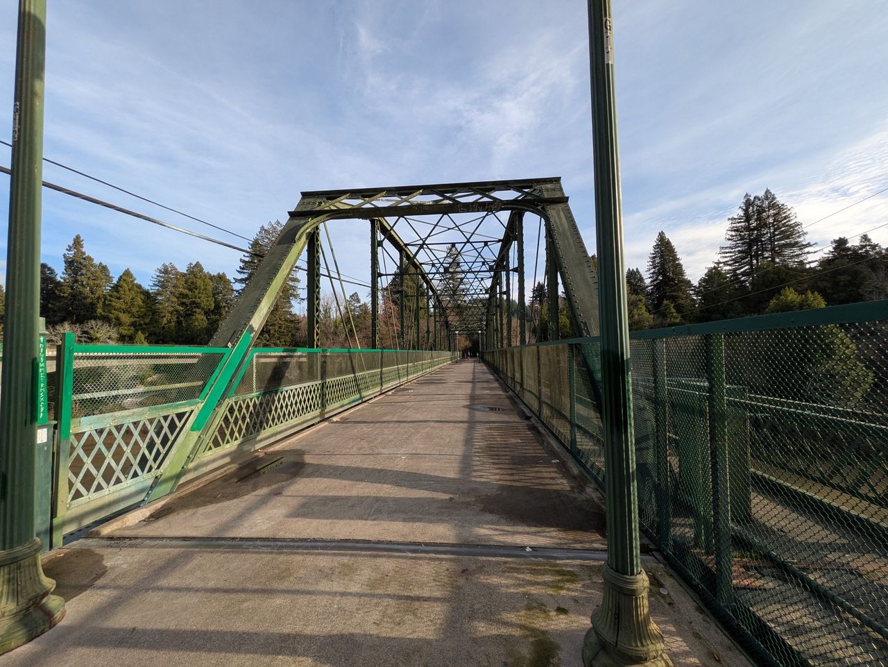 Guerneville Bridge shot by Pixel 8a