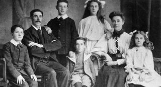 A photograph of the other members of the Goodwin family, all of whom perished when the Titanic went down on April 15, 1912.