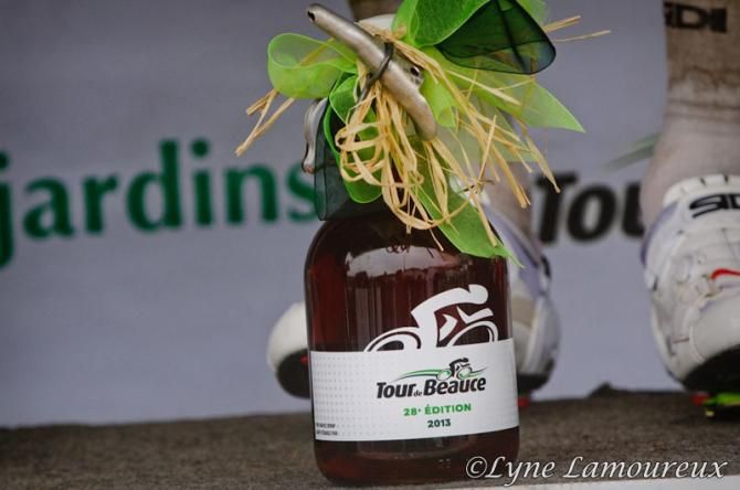Maple syrup for the stage winners at Tour de Beauce