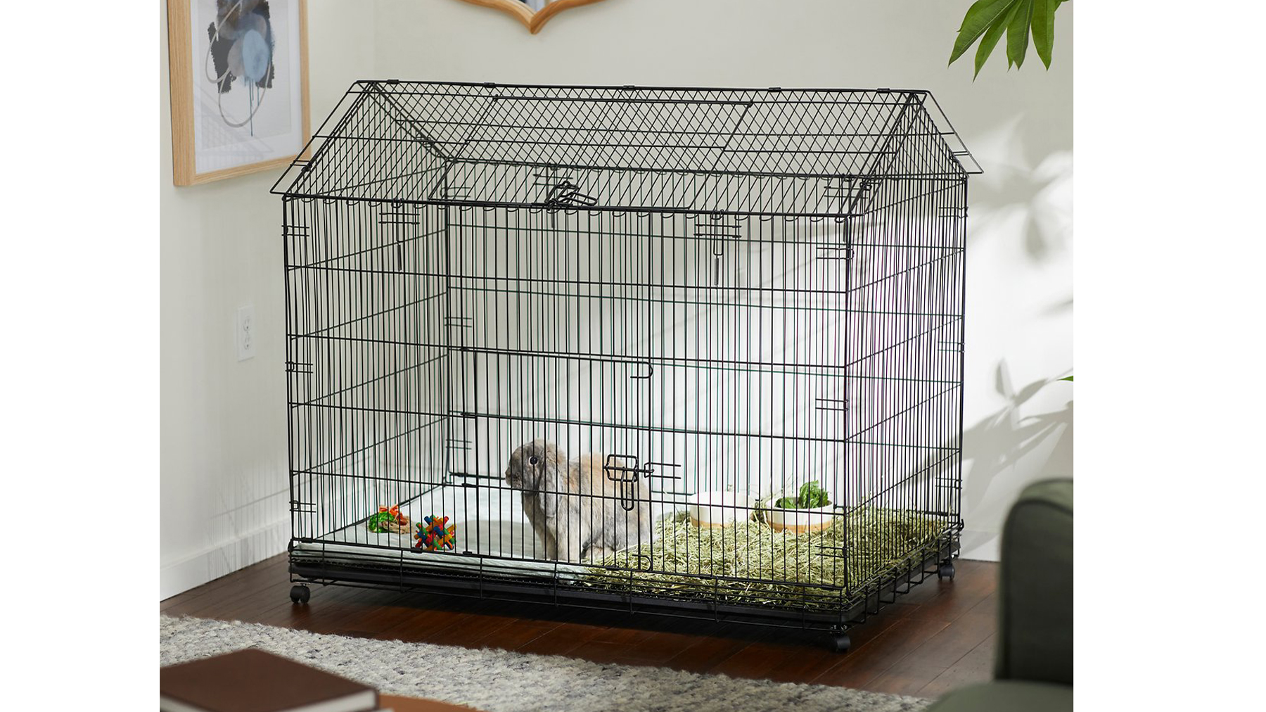 Frisco Wire Small Pet House Shaped Cage