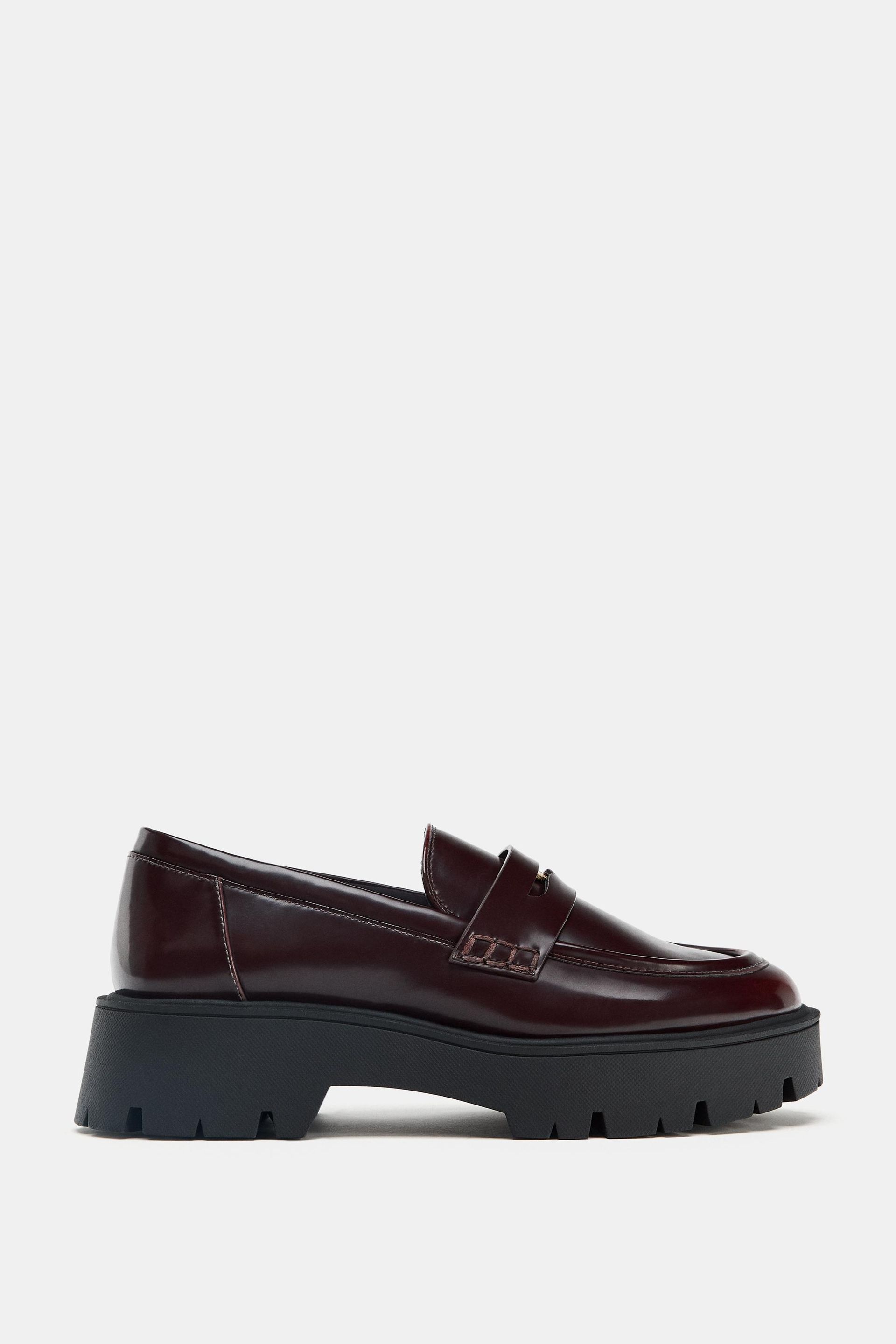 Penny Loafer With Platform Sole