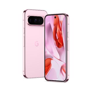 Google Pixel 9 Pro official render - Rose Quartz - Front and Back