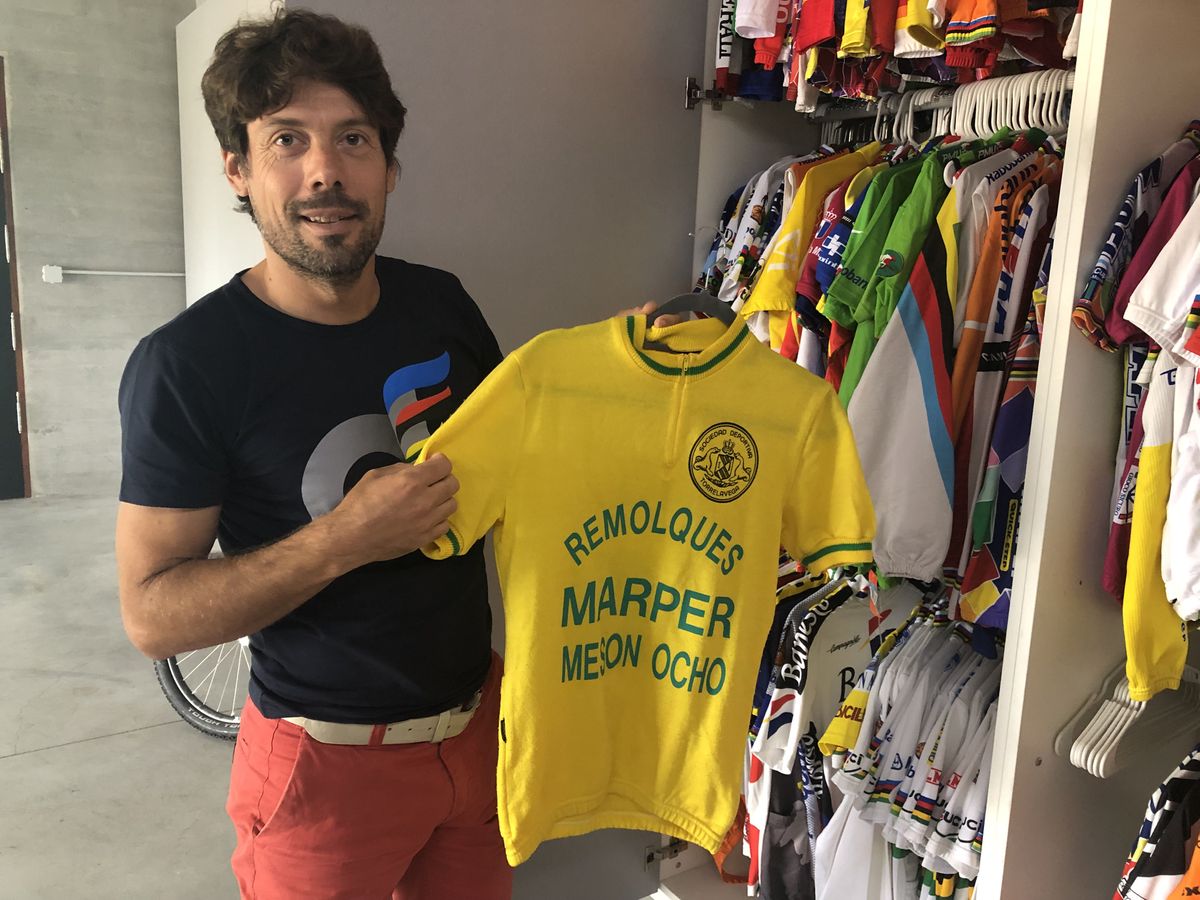 The first jersey Freire wore at the age of nine