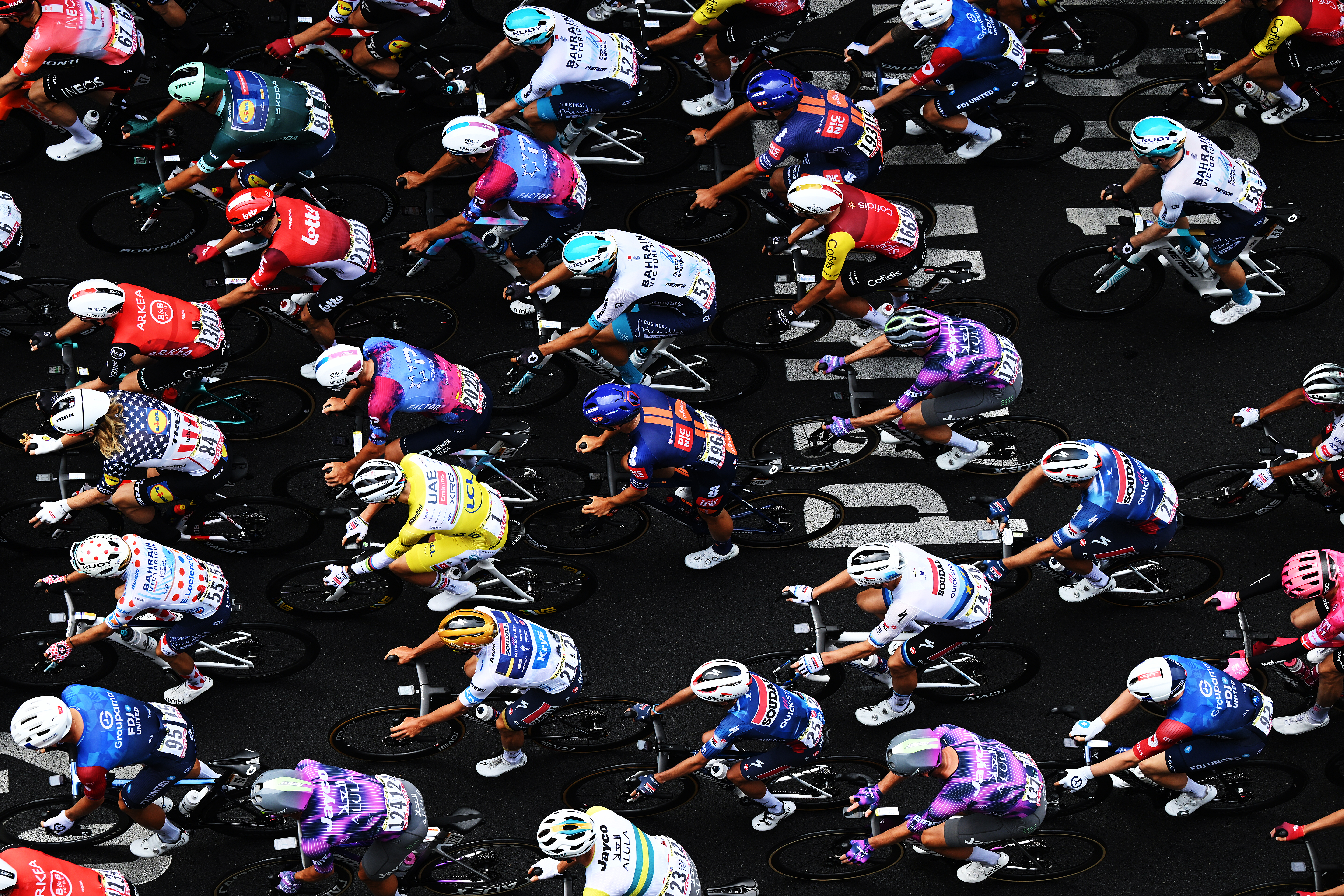 Tour de France peloton