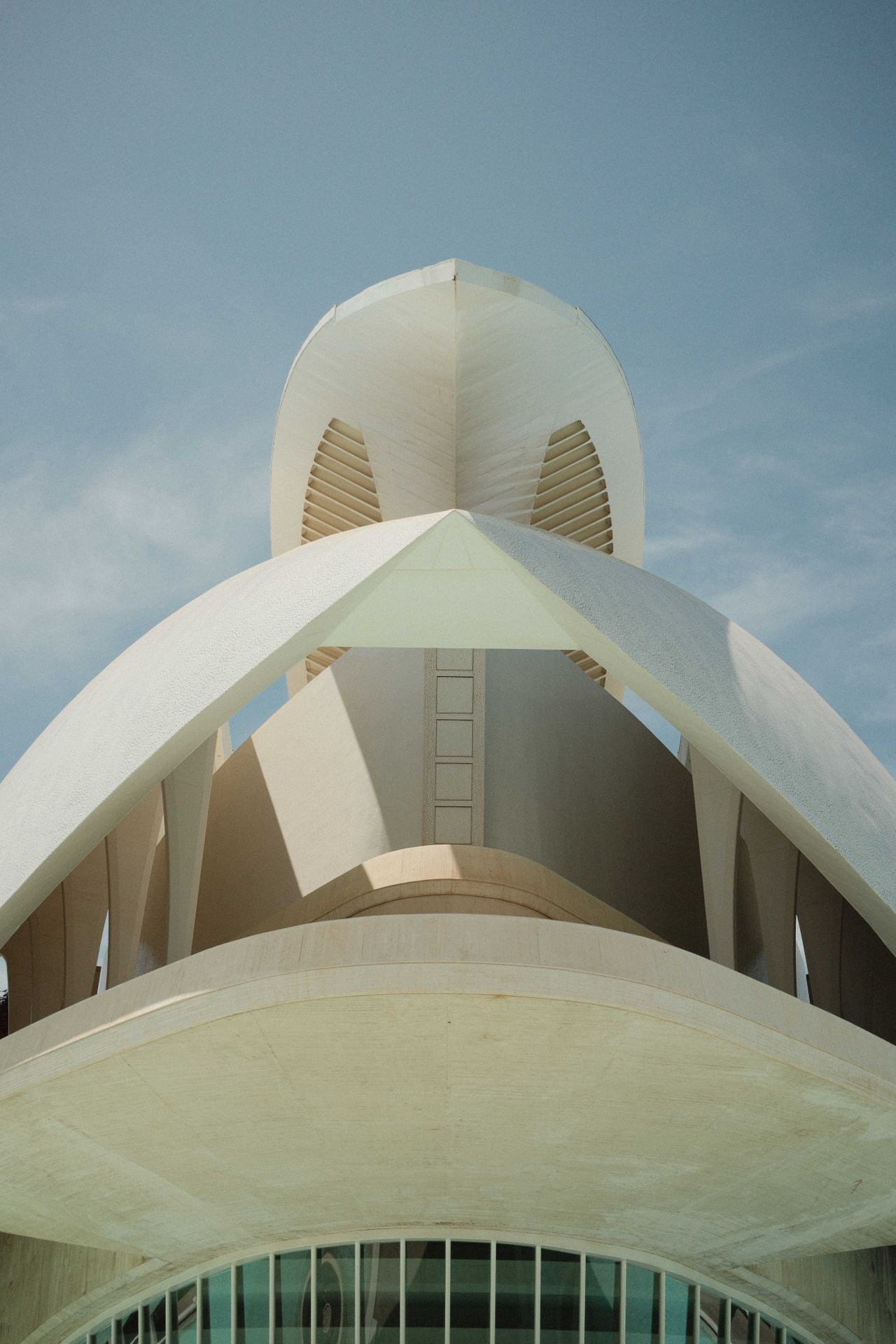 Buildings in the City of Arts and Science in Valencia Spain