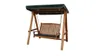 Kingfisher Swinging Bench Seat with Canopy