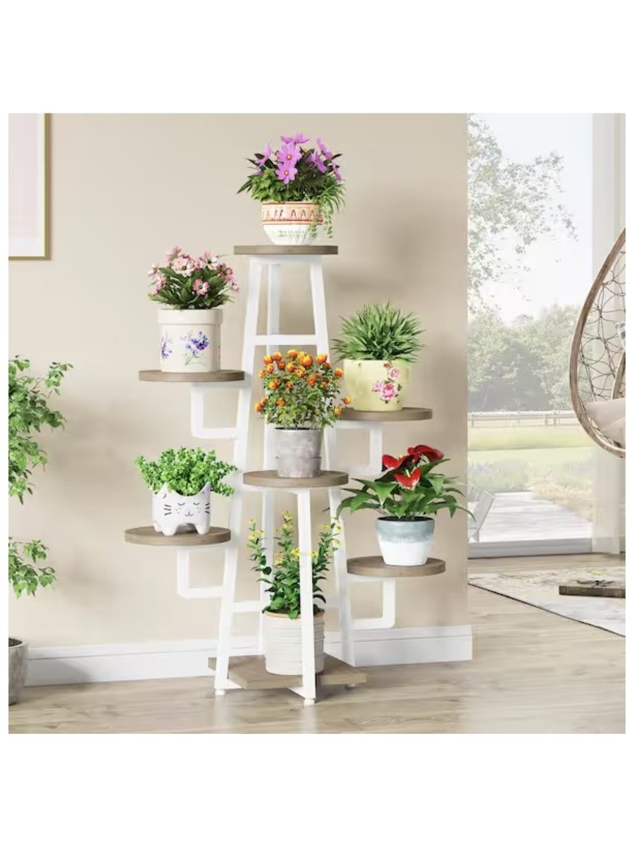 HOME DEPOT, White Wood Plant Stand