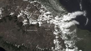 The Suomi NPP satellite snapped this image of Mexico's Popocat