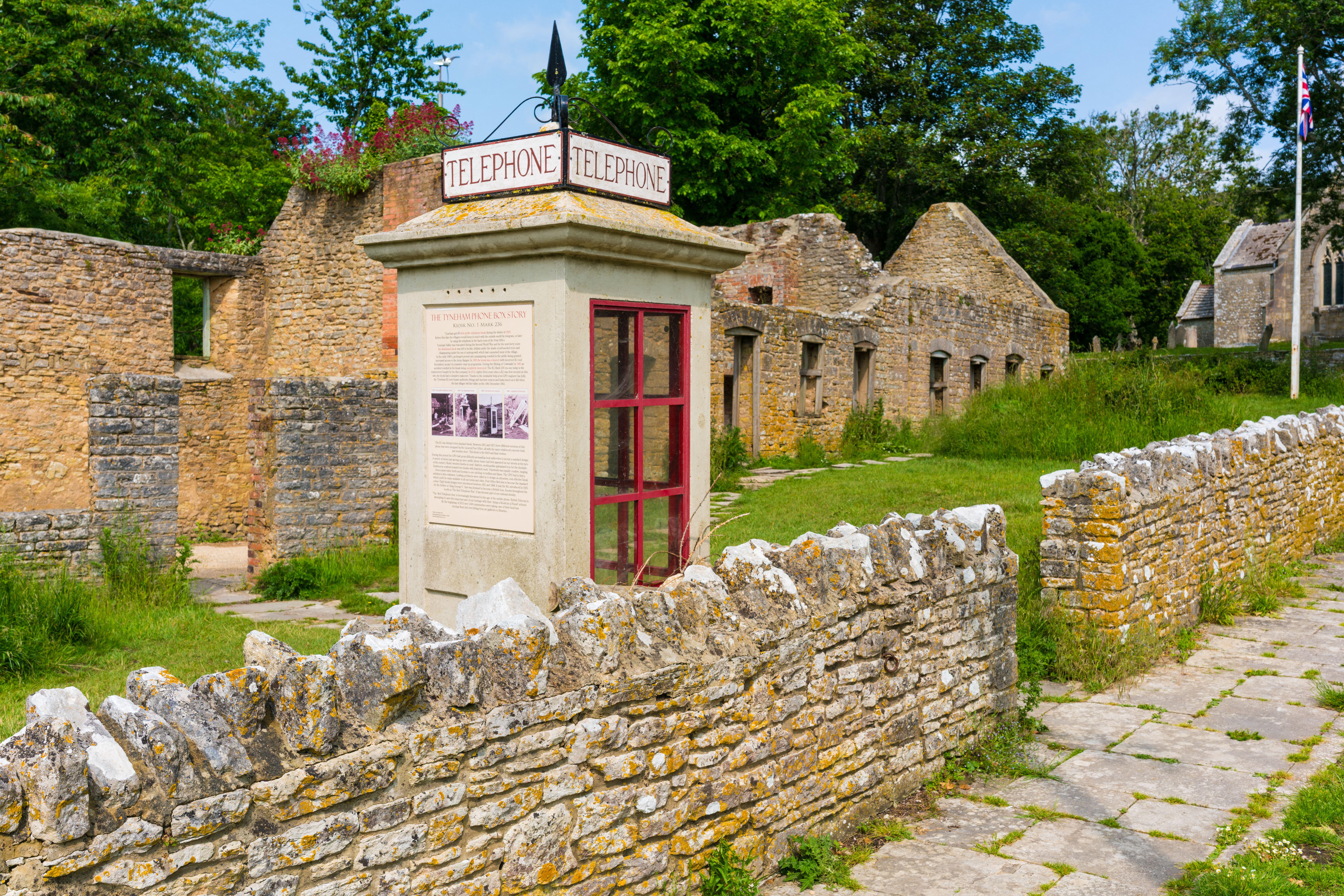 Red phone box