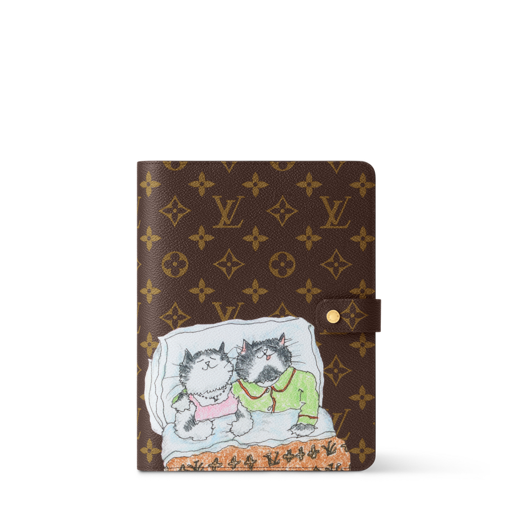 Grace Coddington x Louis Vuitton wallet.