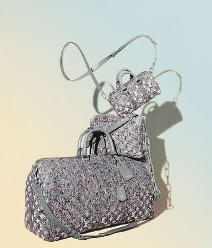 The T Monogram Jacquard Bell Bag around the world with