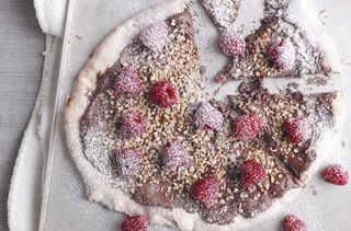 Chocolate pizza