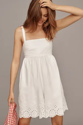 Maeve Sleeveless Eyelet Romper