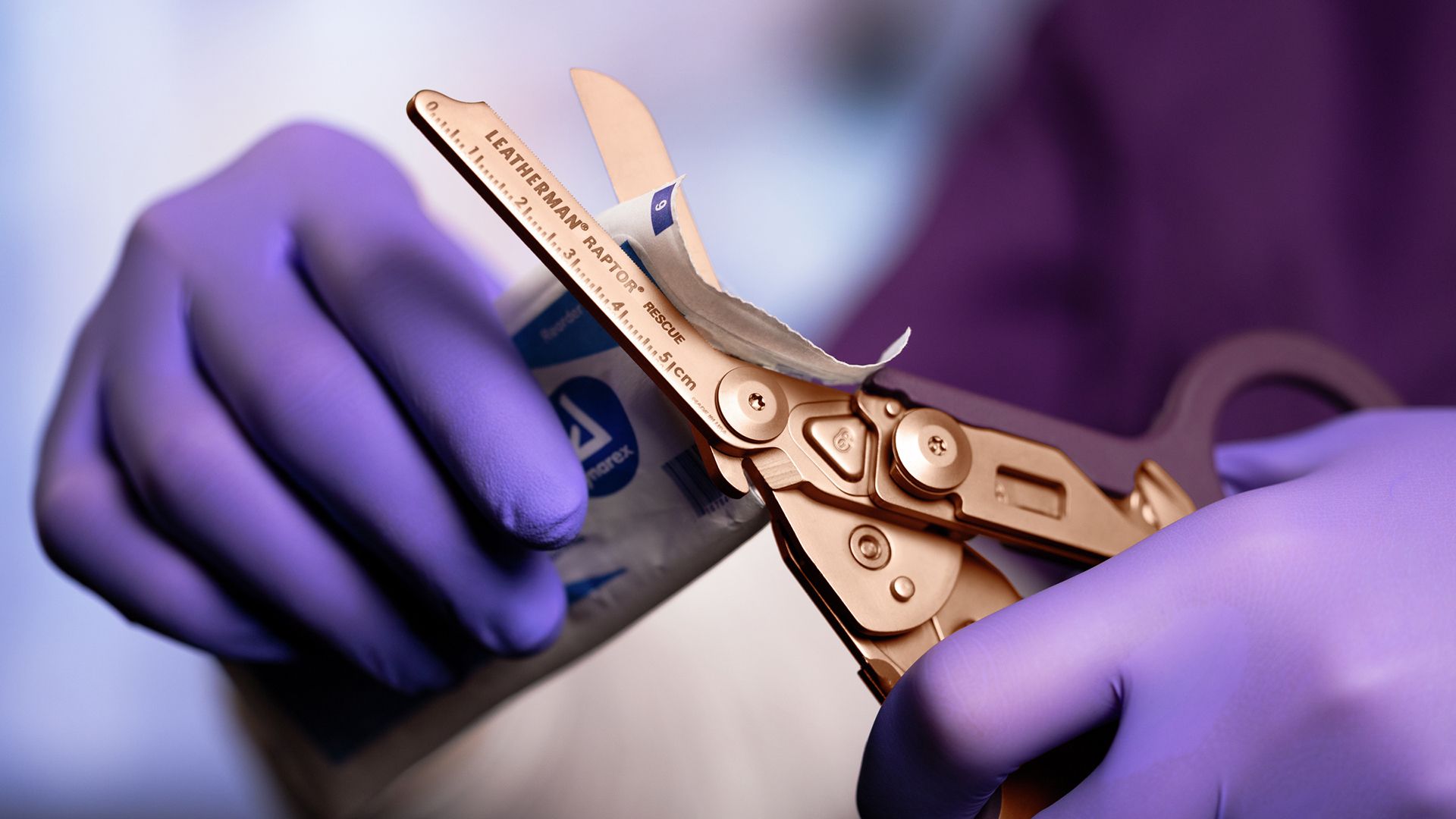 Leatherman's Raptor Rescue Gets a Violet & Cobalt Nod to Nurses