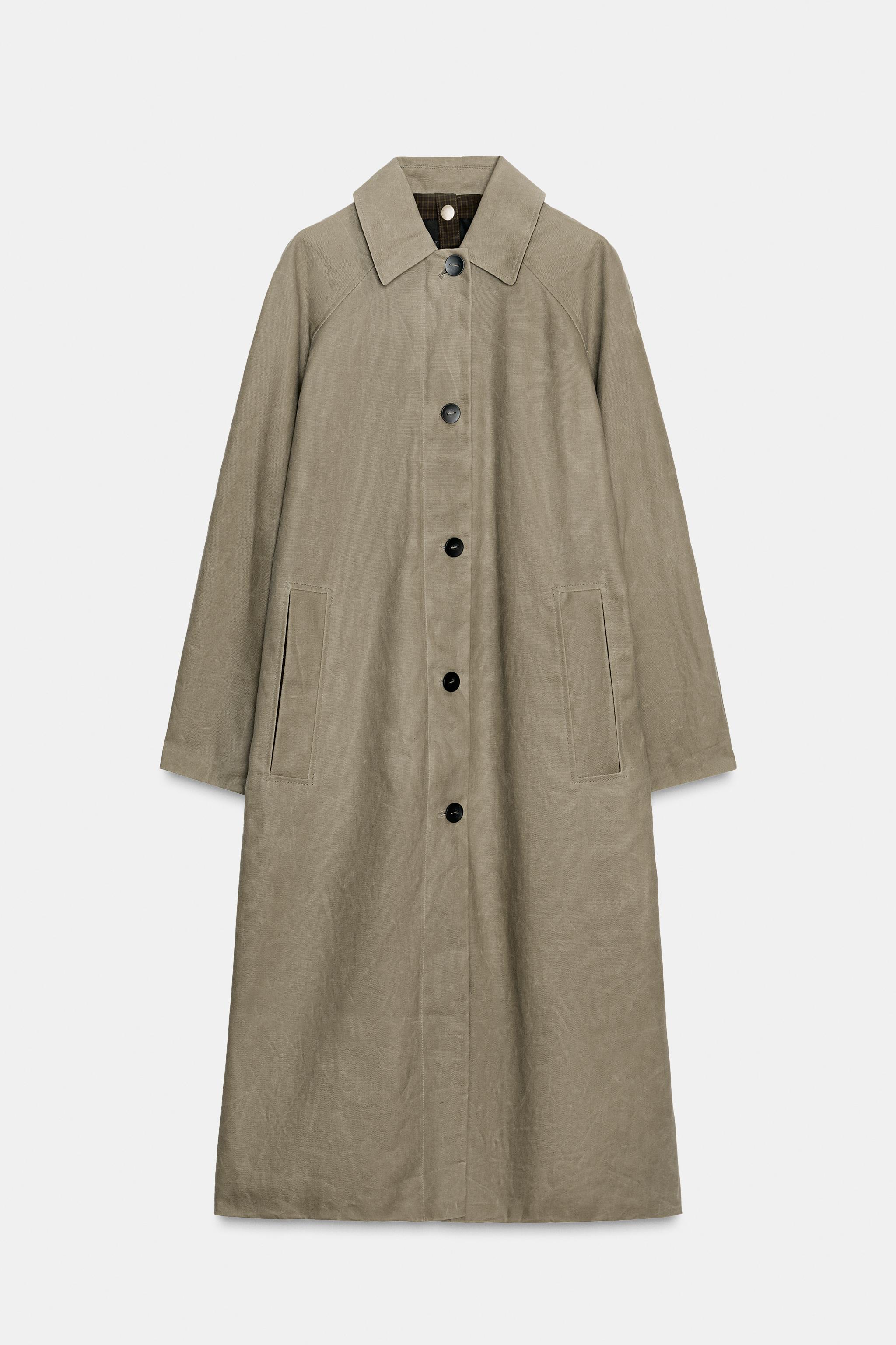 Zw Collection Limited Edition Waxed Trench Coat
