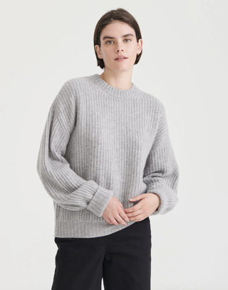 Super Luxe Cashmere Fisherman Sweater