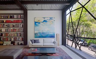Two art collectors as a place to live and display a major collection